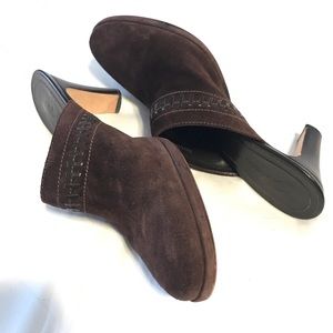 Cole Haan Brown Suede Mules, GUC, 7.5